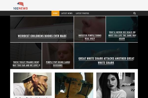 102news.com site used Foxiz