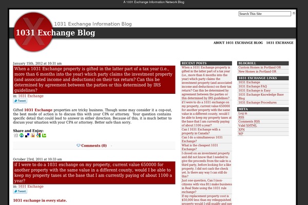 1031exchange-blog.com site used xMark