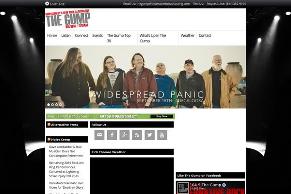Radio theme site design template sample