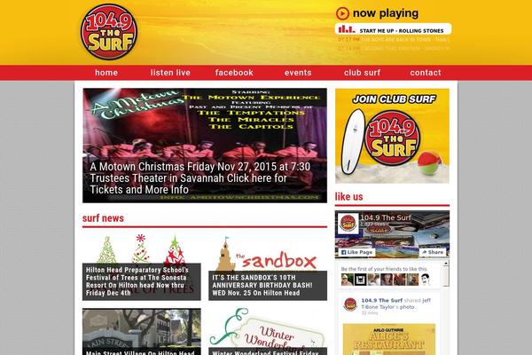 1049thesurf.com site used Radiomodern