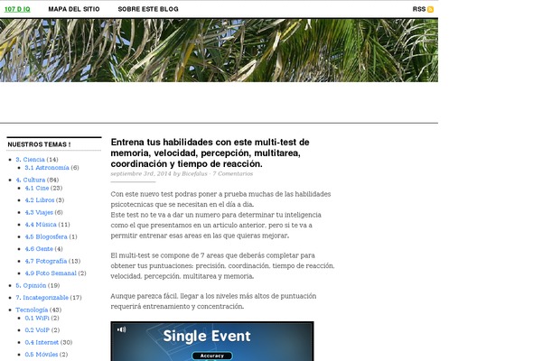 Cutline 3 Column Split theme site design template sample