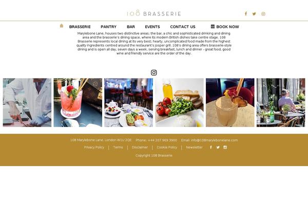 restaurant-base theme websites examples