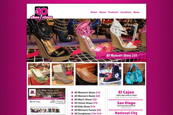 Bottega theme site design template sample