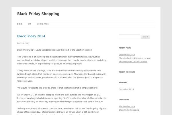Tally Framework theme site design template sample