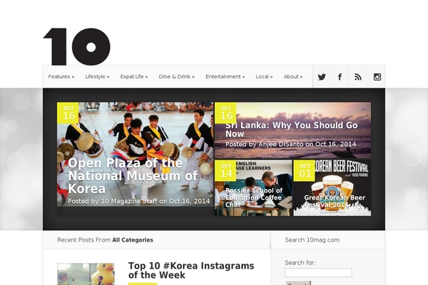 Zeen theme site design template sample