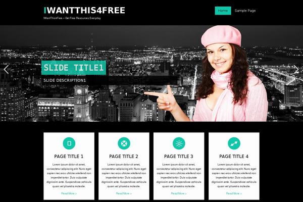 Gravida theme site design template sample