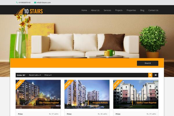 Fullestate theme site design template sample