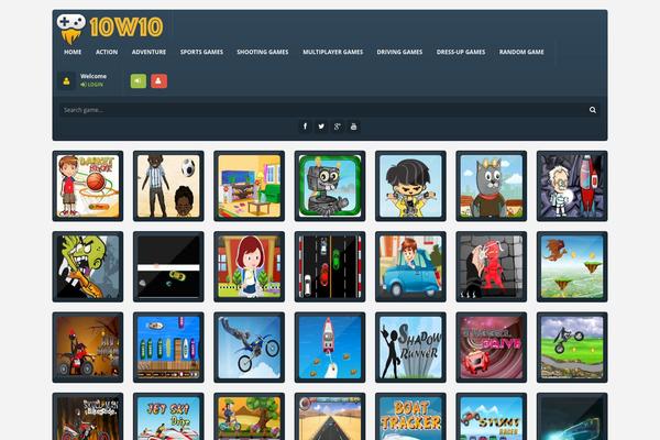 Arcadexls theme site design template sample