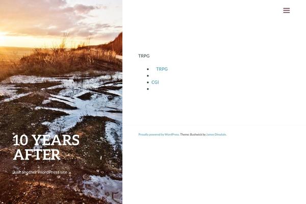 Bushwick theme site design template sample