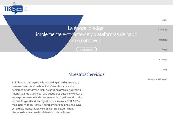 Impreza Child theme site design template sample