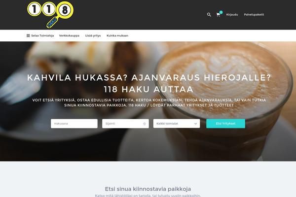 Listify theme site design template sample