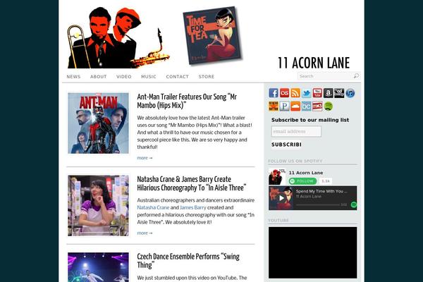 vice theme site design template sample