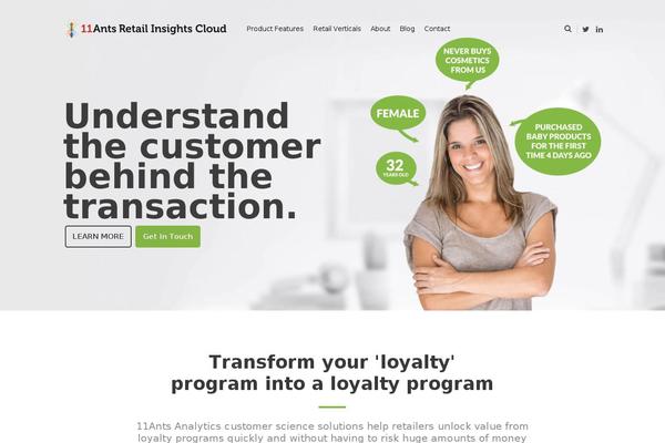 Off-the-shelf theme site design template sample