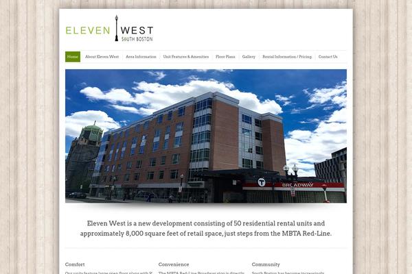 InfoWay theme site design template sample