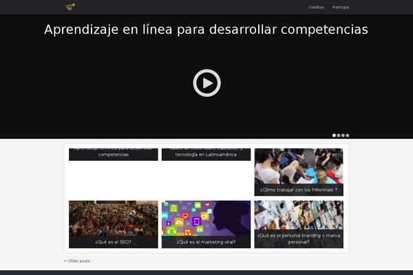 Focus theme site design template sample