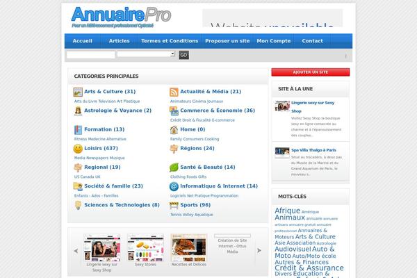 Directorypress theme site design template sample