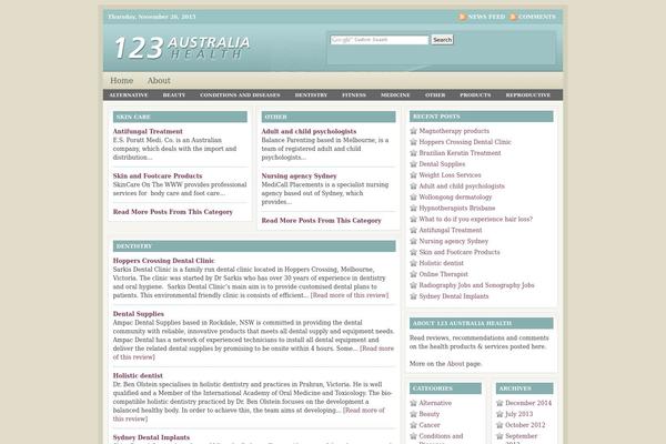 Lifestyle 4.0 theme site design template sample