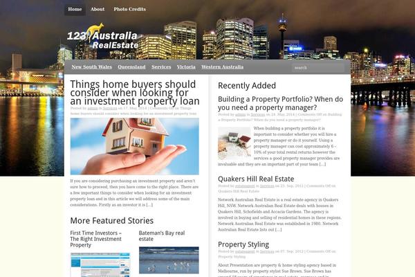 123australiarealestate.com site used Meta Morphosis
