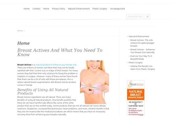 Evolution theme site design template sample