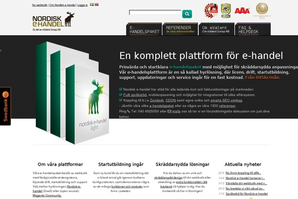 123ehandel.se site used Maxim