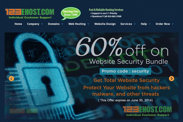 Resort website example screenshot