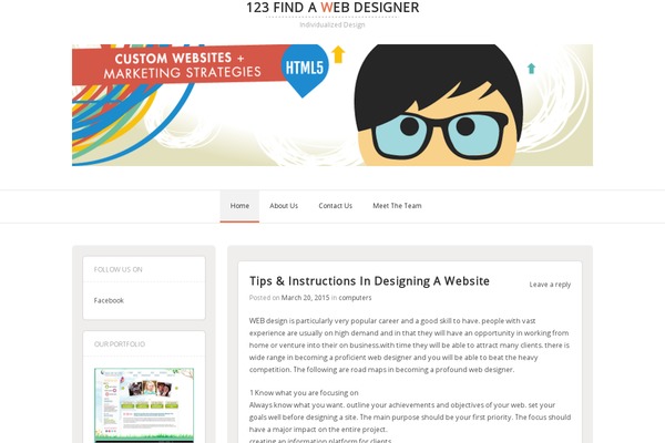 SmartAdapt theme site design template sample