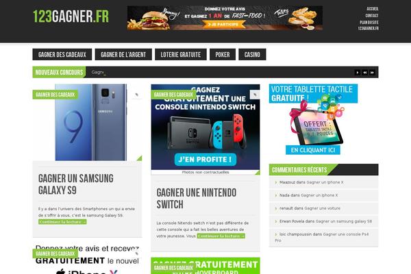 Neve theme site design template sample