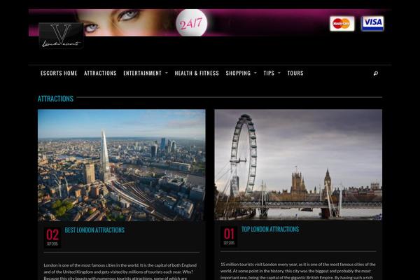 BLACKMAG theme site design template sample