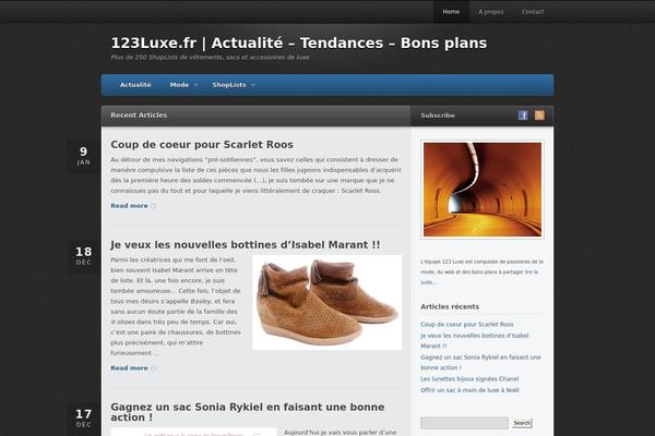 Traction theme site design template sample