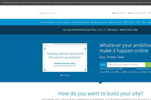 123reg.com site used 123-reg