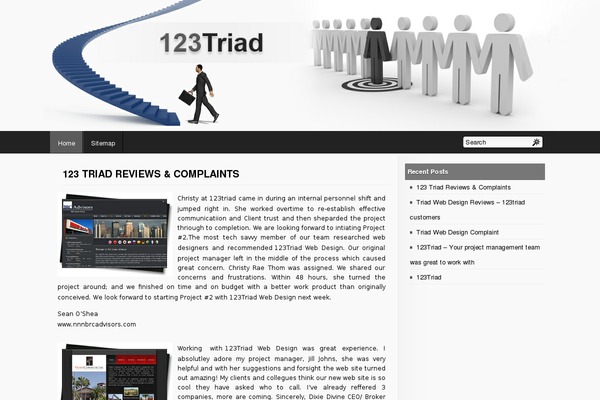 Mflat theme site design template sample