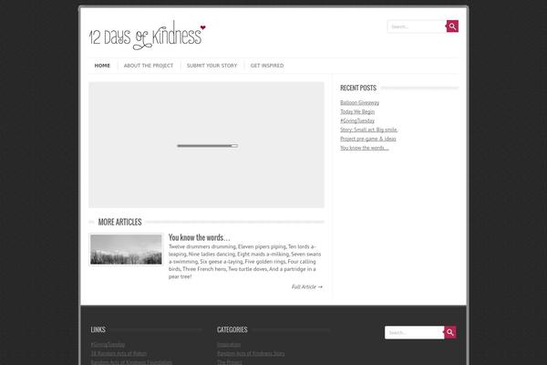 Leaf theme site design template sample