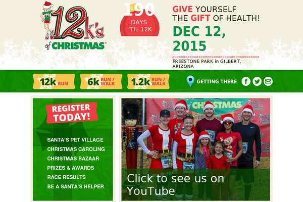 Christmas theme site design template sample