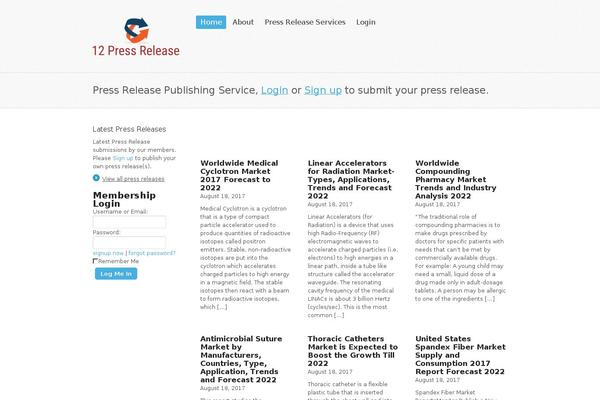 Bloggingstream theme site design template sample