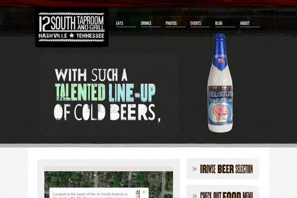 12southtaproom.com site used Taproom
