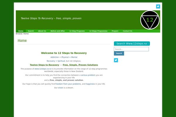 Blue Planet theme site design template sample