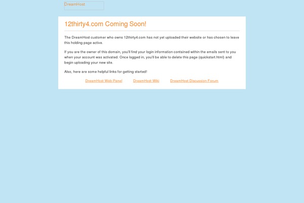 Dreamhost theme site design template sample
