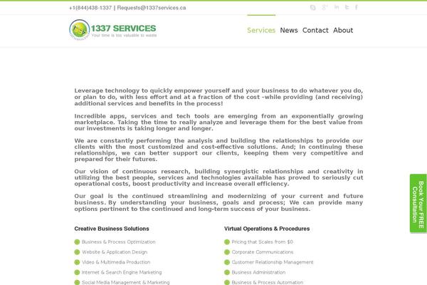 1337services.ca site used Mins