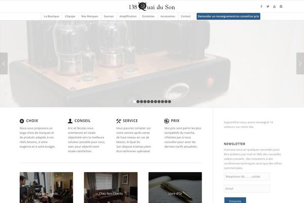 KadenceWP theme site design template sample
