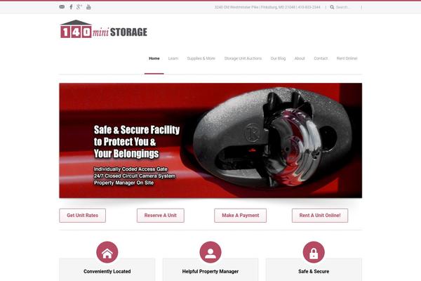 Fiction theme site design template sample