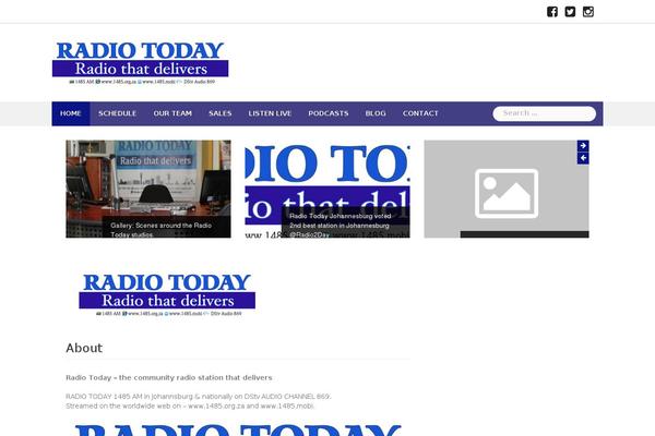 NewsAnchor theme site design template sample