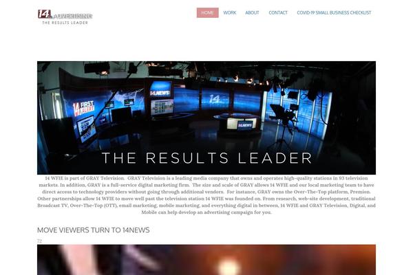 Zero theme site design template sample