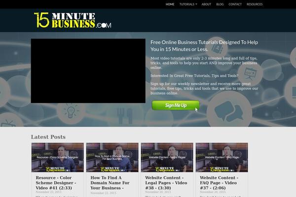 FlexSqueeze 2 theme site design template sample