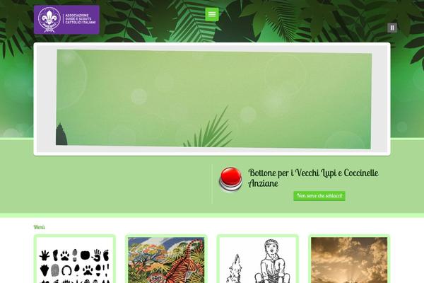 Happy Kids theme site design template sample