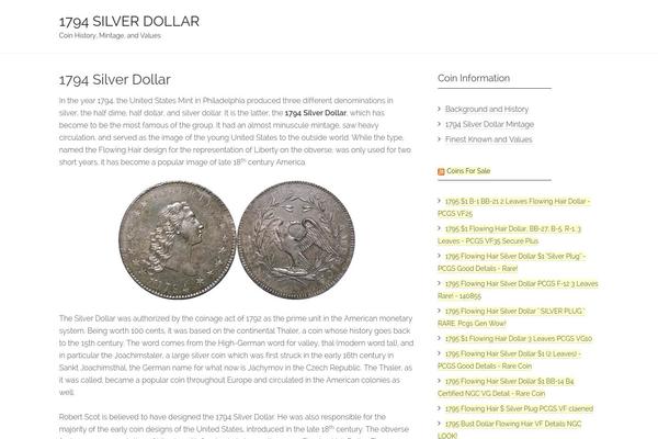 Vanilla theme site design template sample