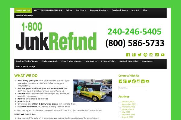 StrapVert theme site design template sample