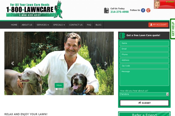 Bones theme site design template sample