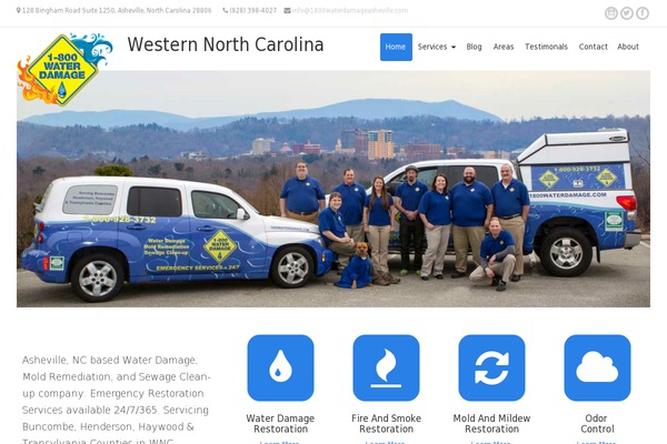 1800waterdamageasheville.com site used Cubecreativedesign