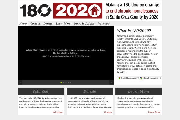 NonProfit theme site design template sample