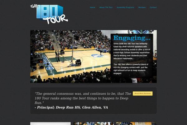 Reaction theme site design template sample